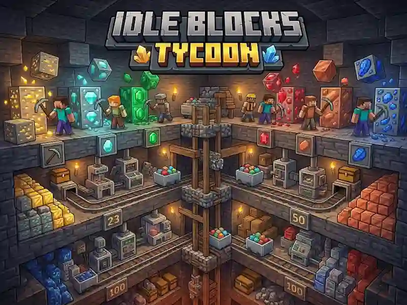 Игра Idle Blocks Tycoon онлајн