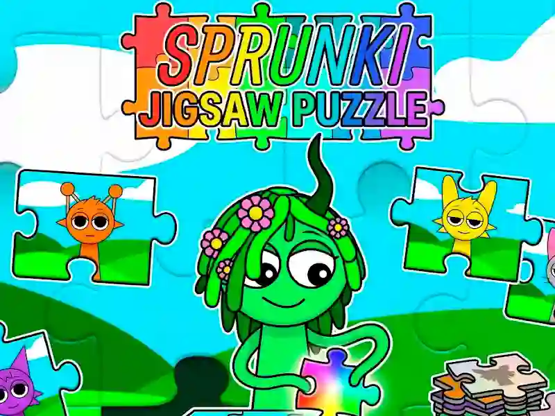 Игра Sprunki Jigsaw Puzzle онлајн