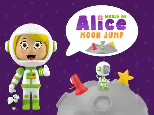 Игра World of Alice Moon Jump онлајн