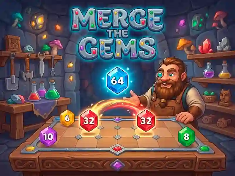 Игра Merge the Gems онлајн