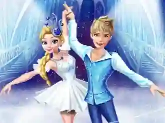Игра Elsa and Jack Ice Ballet Show онлајн