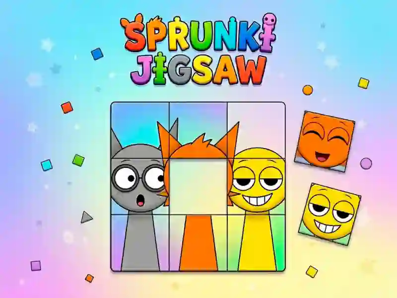 Игра Sprunki Jigsaw онлајн