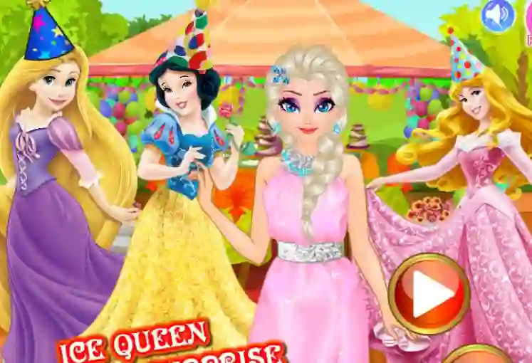 Игра Ice Queen Birthday Surprise онлајн