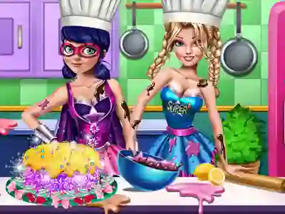 Игра SuperHero Cooking Contest онлајн