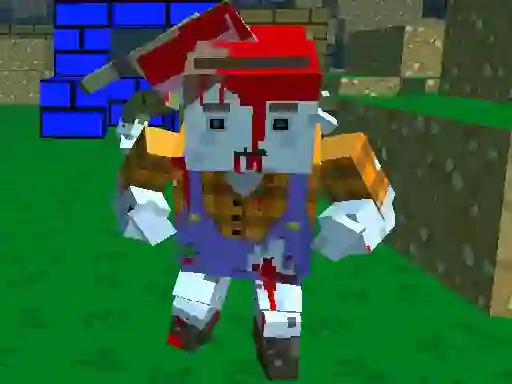 Игра Pixel Gun Apocalypse 4 Zombie Invazion онлајн