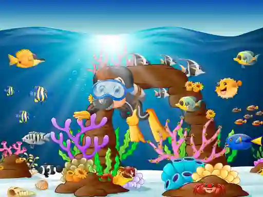 Игра Water Dive 2D: Underwater Survival онлајн