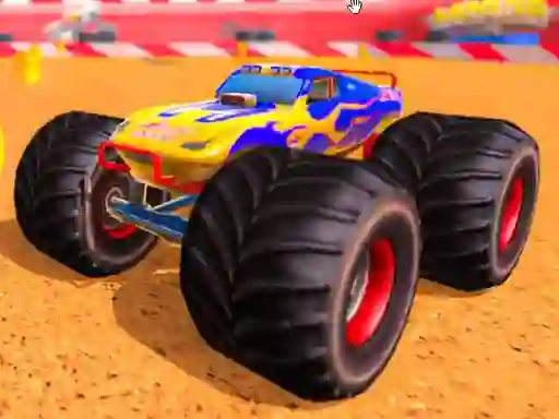 Игра Monster truck Offroad Stunts онлајн