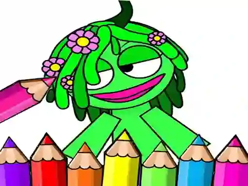 Игра Sprunki Coloring Music Anime онлајн