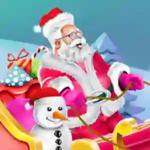 Игра Design santas sleigh онлајн