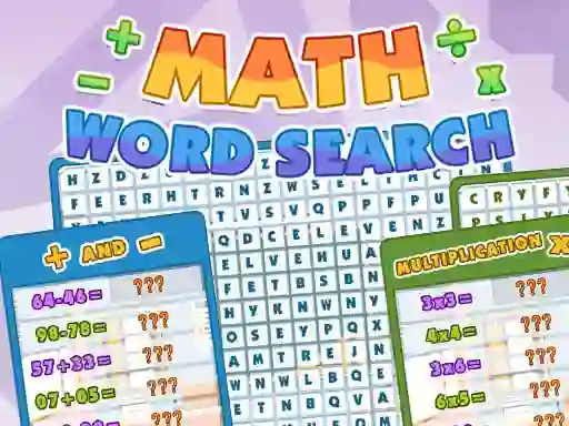 Игра Math Word Search онлајн
