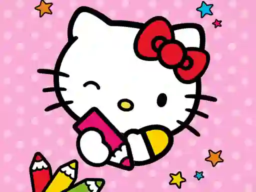 Игра Color By Number With Hello Kitty онлајн