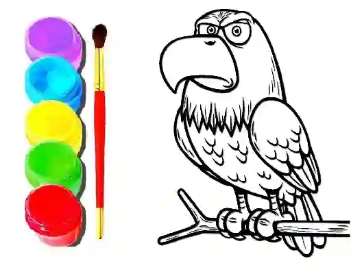 Игра Eagle Coloring Book онлајн