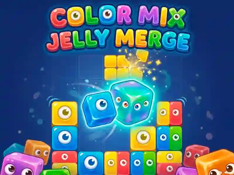 Игра Color Mix - Jelly Merge онлајн