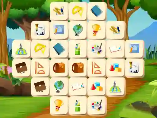Игра School Mahjong Deluxe онлајн