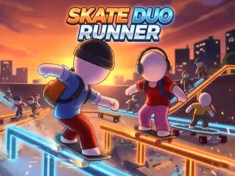 Игра Skate Duo Runner онлајн