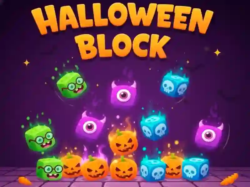 Игра Halloween Block онлајн