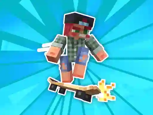 Игра Noob and Pro Skateboarding онлајн