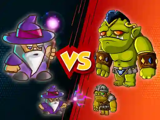 Игра Wizard vs. Orcs онлајн