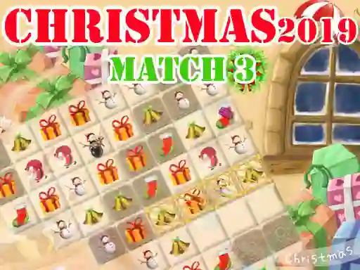 Игра Christmas 2019 Match 3 онлајн