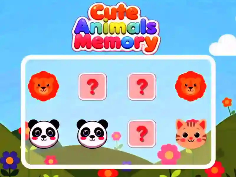 Игра Cute Animals Memory онлајн