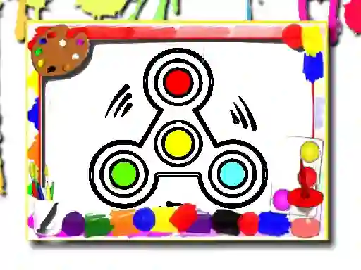 Игра Fidget Spinner Coloring Book онлајн