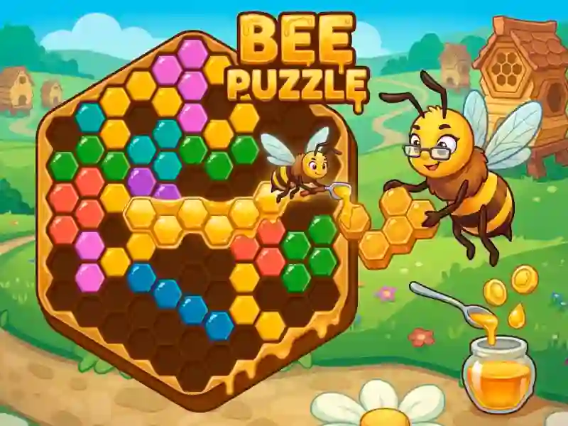 Игра Bee Puzzle онлајн