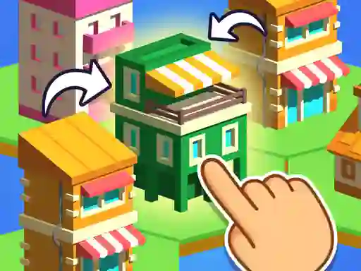 Игра Crafty Town Merge City онлајн