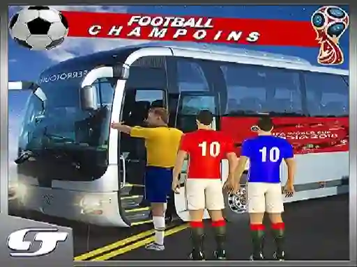 Игра Football Players Bus Transport онлајн