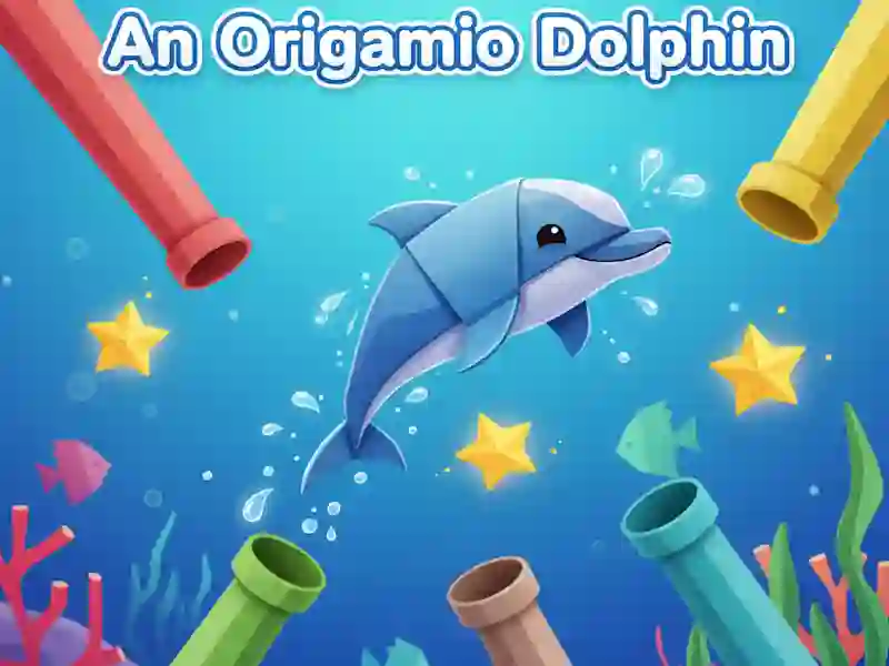 Игра An origami dolphin онлајн