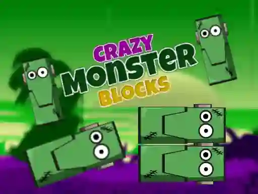 Игра Crazy Monster Blocks онлајн