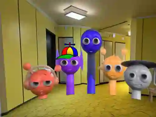 Игра Sprunki Backroom Terrors Skibidi Toilet онлајн