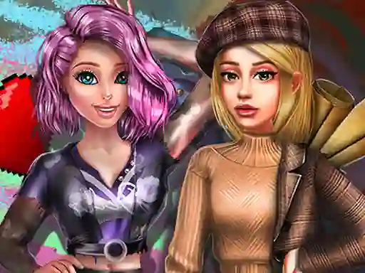Игра 2022 Dark Academia to Egirl Dress up онлајн