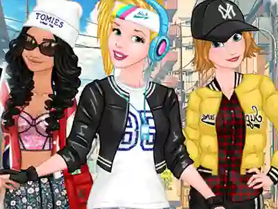 Игра Princesses Sporty & Funky Day онлајн