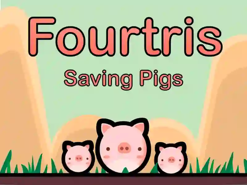 Игра Fourtris Saving Pigs онлајн