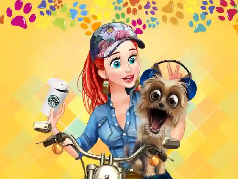 Игра Princesses & Pets Photo Contest онлајн