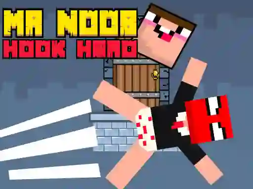 Игра Mr Noob Hook Hero онлајн