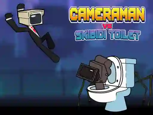 Игра Cameraman vs Skibidi Toilet онлајн