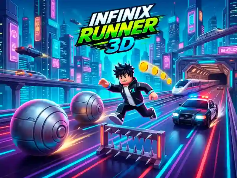 Игра Infinix Runner 3D онлајн