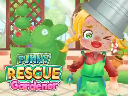Игра Funny Rescue Gardener онлајн