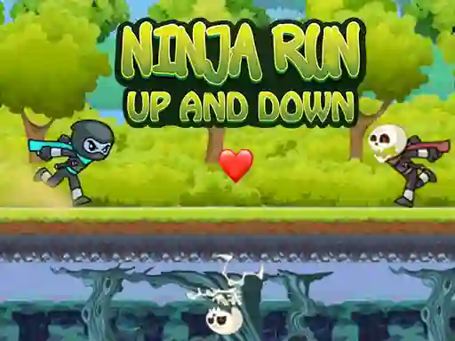 Игра Ninja Run Up And Down онлајн