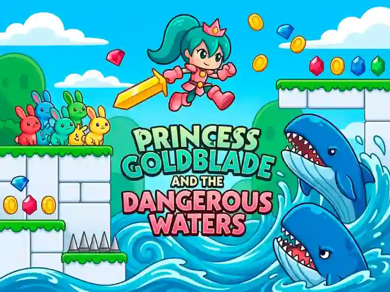 Игра Princess Goldblade and the Dangerous Waters онлајн