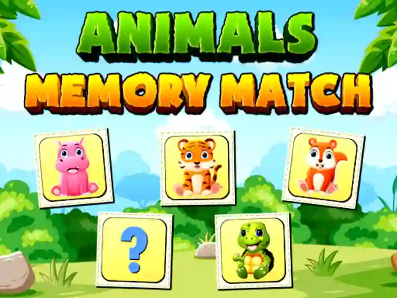 Игра Animals Memory Match онлајн
