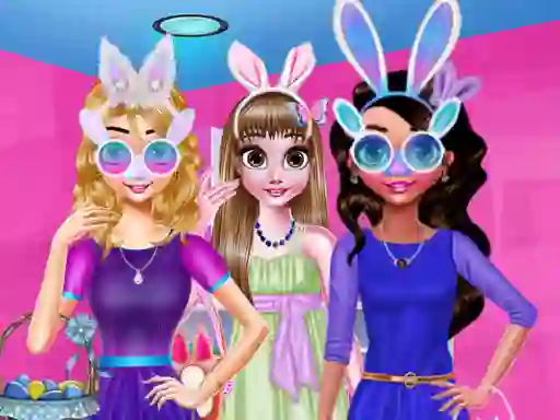 Игра Funny Easter Girls онлајн