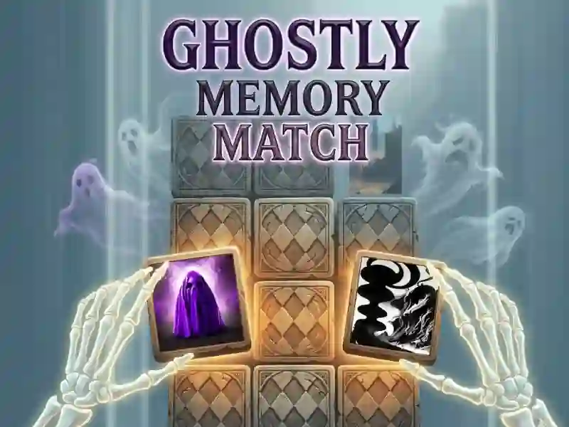 Игра Ghosts Memory Match онлајн