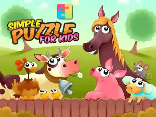 Игра Simple Puzzle For Kids онлајн