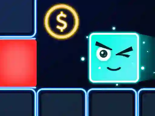 Игра Neon Tile Rush онлајн