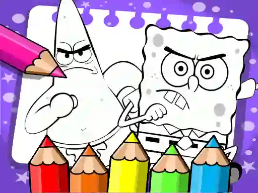 Игра Sponge Bob Coloring Book онлајн