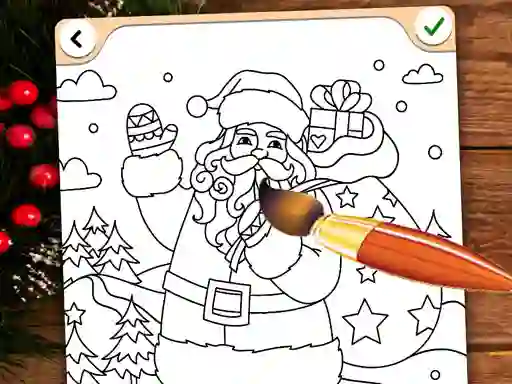 Игра Christmas Coloring Game онлајн
