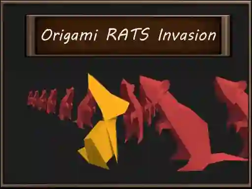 Игра Origami Rats Invasion онлајн