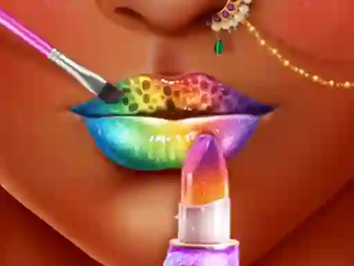 Игра Princess Lip Art Salon онлајн